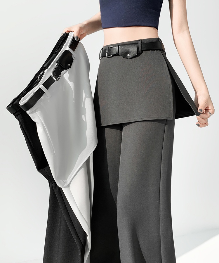 Mopping business suit slim wide leg pants for women
