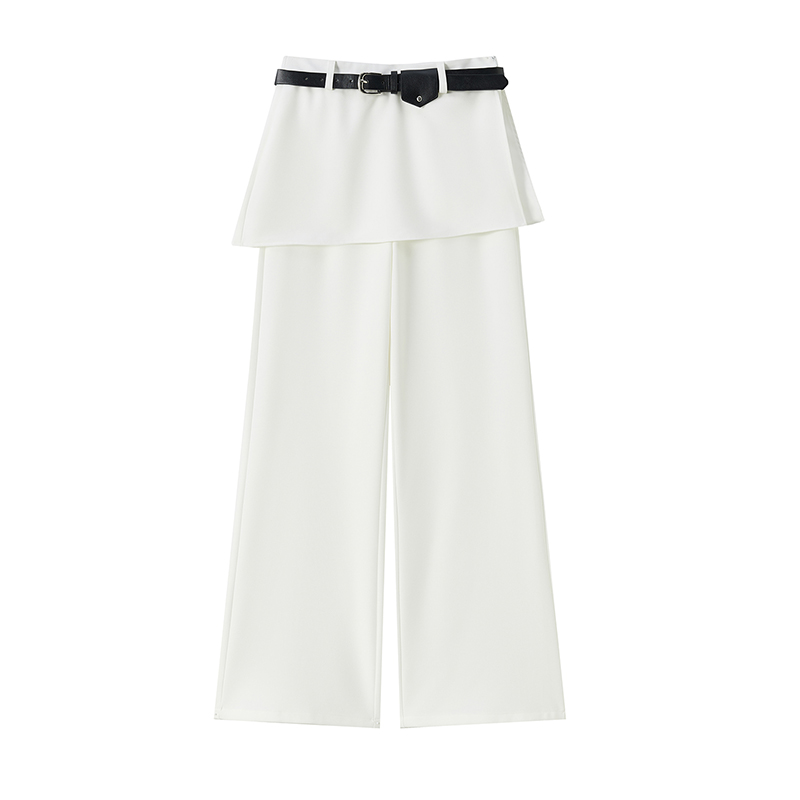 Mopping business suit slim wide leg pants for women