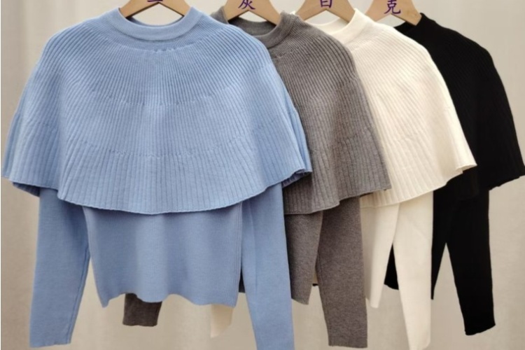 Lazy fashion tender Korean style sweater 2pcs set