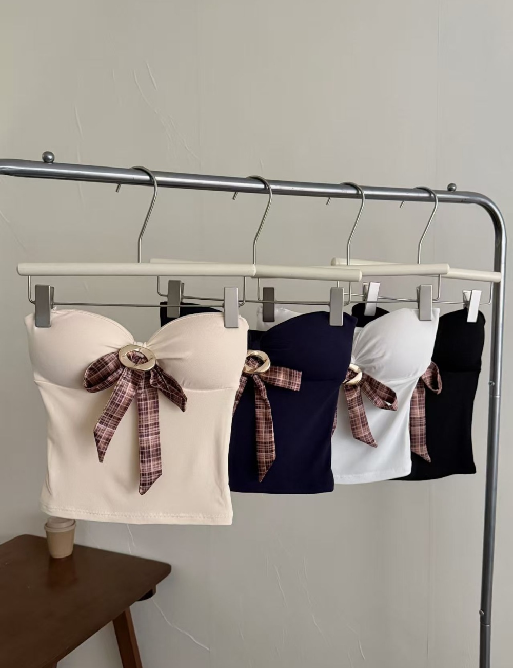 Slim chest pad fixed belt sueding vest for women