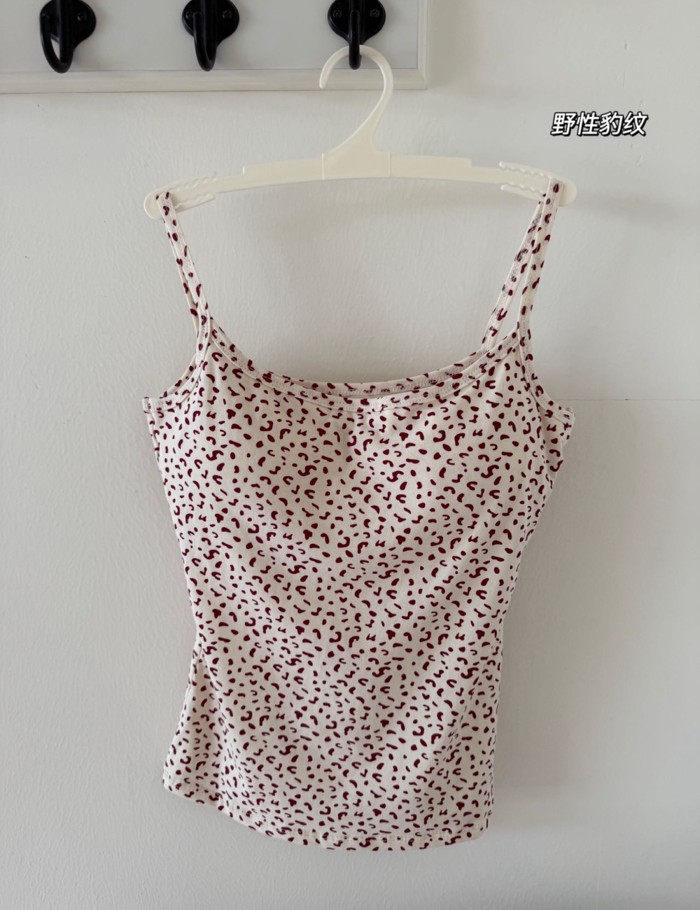 Polka dot maiden sling tops red with chest pad vest