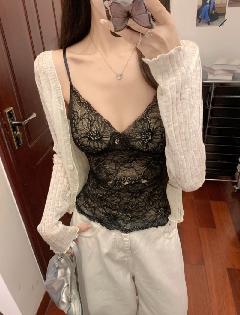 Korean style vest enticement fixed belt for women