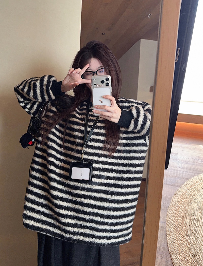 Autumn and winter Korean style hoodie thermal tops