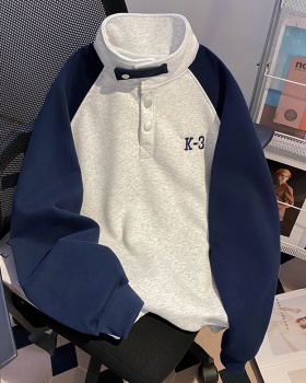 Raglan sleeve couple clothes plus velvet tops