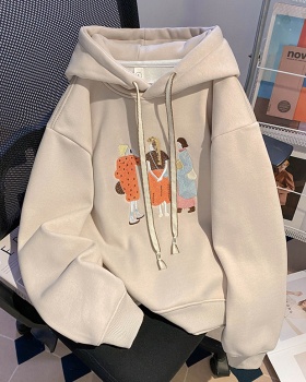Autumn and winter hoodie Korean style tops for women