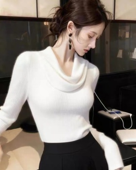 Spring Korean style temperament long sleeve all-match sweater
