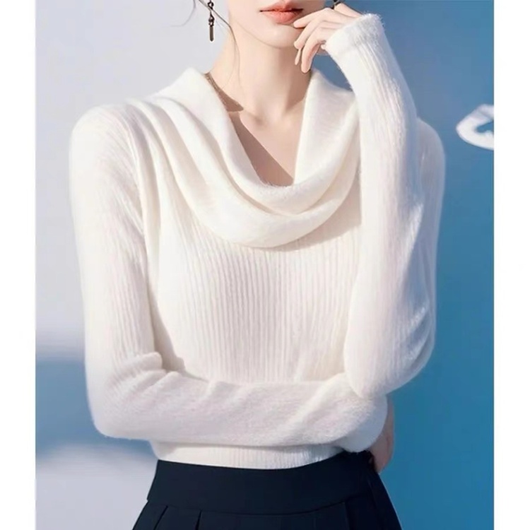 Spring Korean style temperament long sleeve all-match sweater