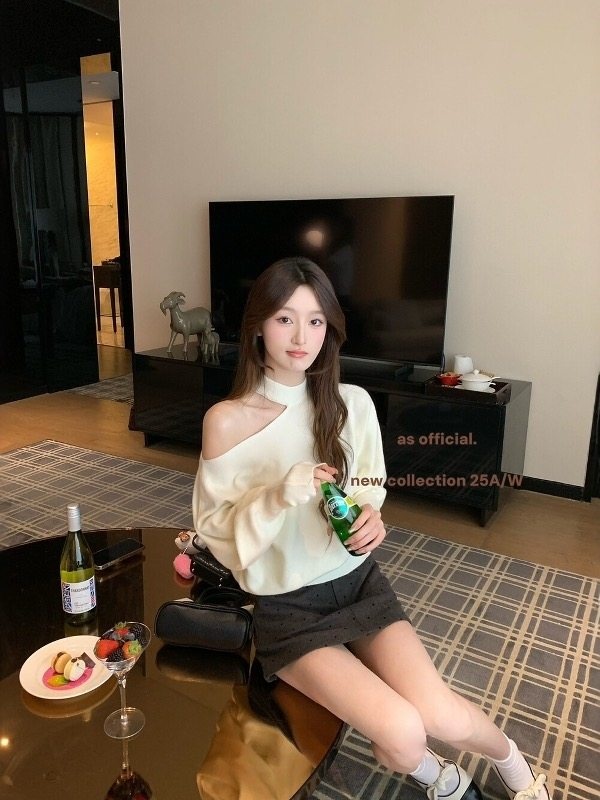 Lazy autumn and winter sweater loose tops for women