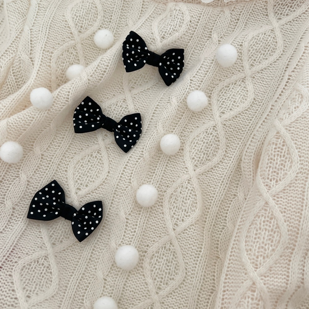 Hairball polka dot slim coat winter sweet shawl a set