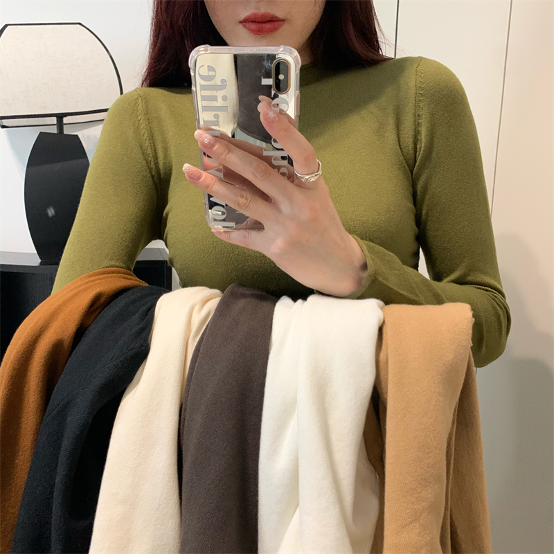 Autumn and winter inside the ride sweater pure tops for women