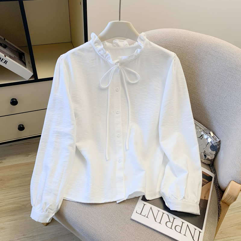 Puppy decoration waistcoat bow shirt 2pcs set