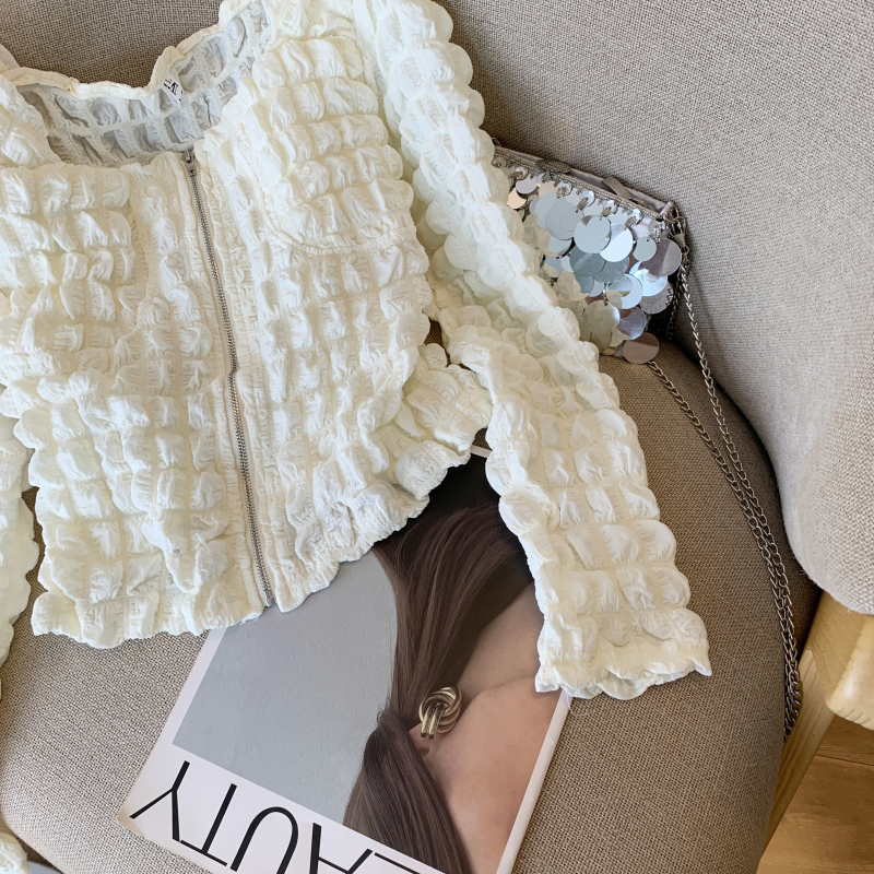 Spring Western style square collar shirt for women