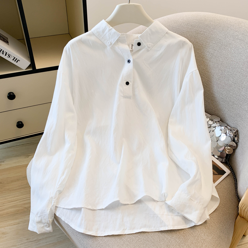 Pure cotton unique tops France style shirt 2pcs set