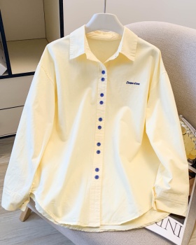 Embroidery spring shirt candy colors coat for women