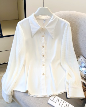 Non-ironing fashion shirt long sleeve tops for women