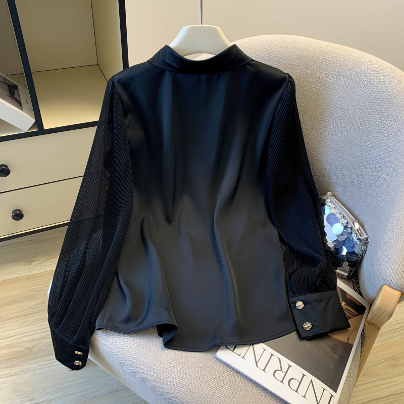Non-ironing fashion shirt long sleeve tops for women
