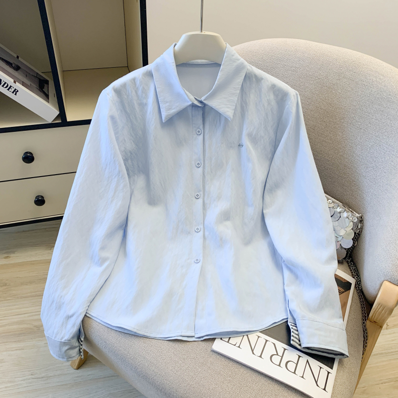 Long sleeve tops Korean style shirt for women