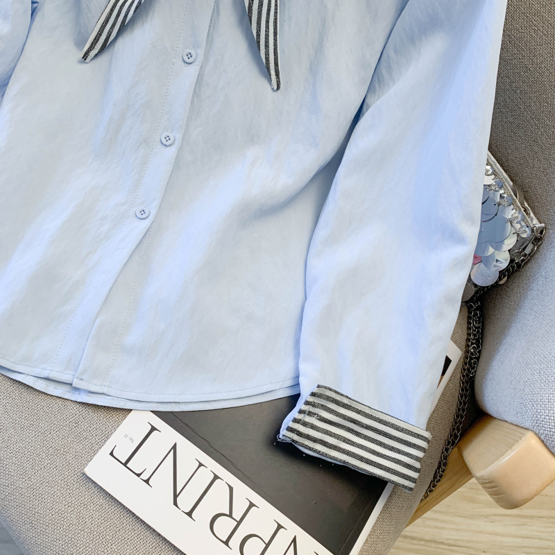 Long sleeve tops Korean style shirt for women