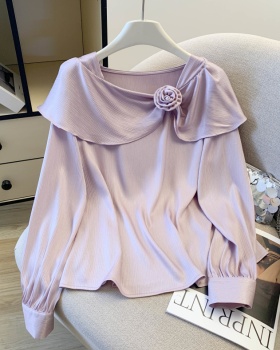 Satin Western style stereoscopic spring shirt