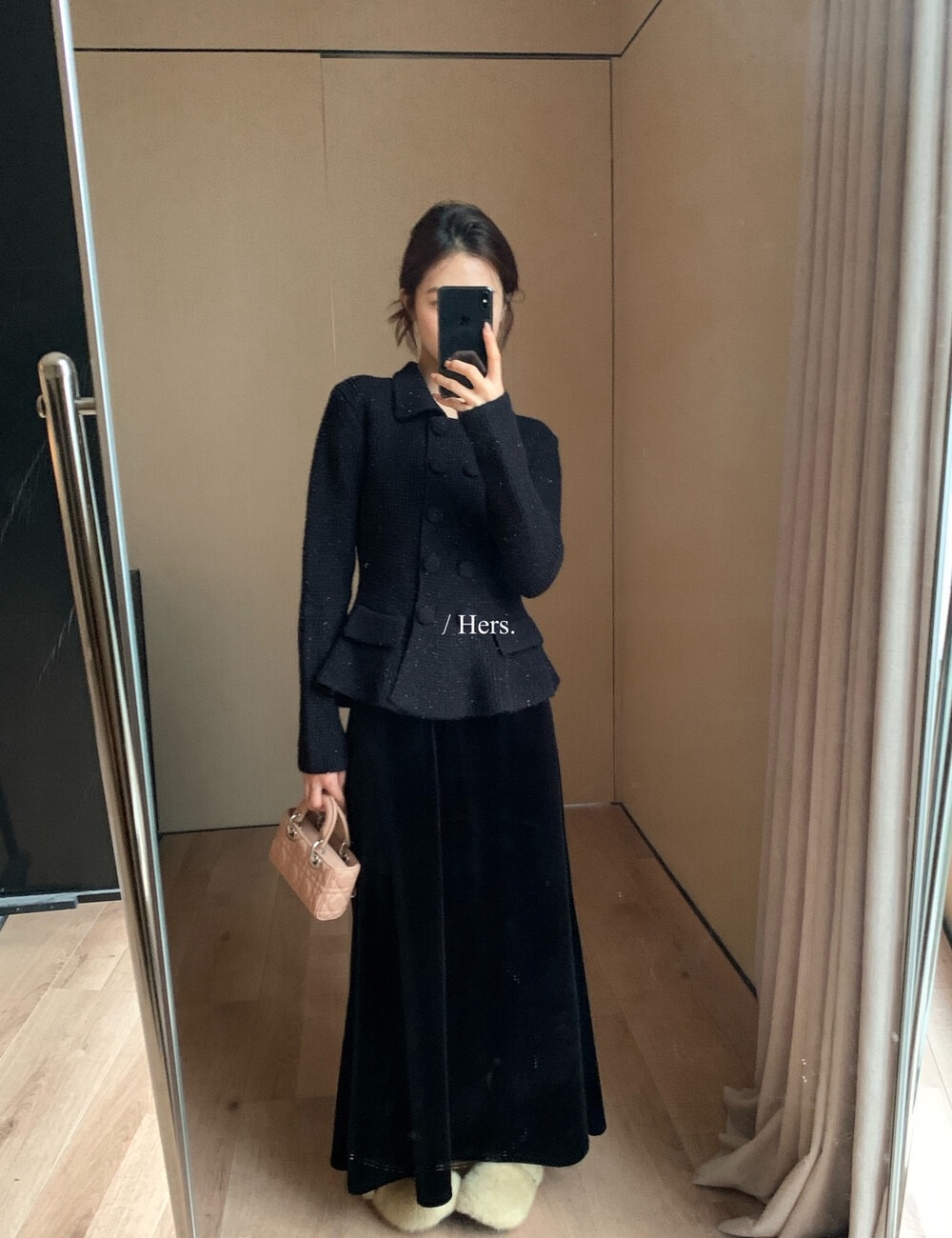 Korean style temperament knitted sweater