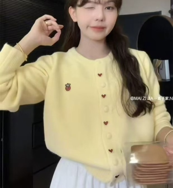 Autumn and winter loose coat show young tops for women