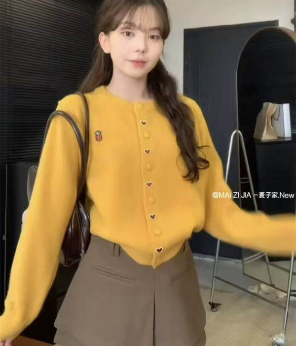 Autumn and winter loose coat show young tops for women