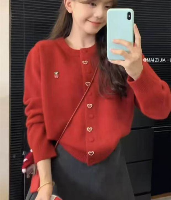 Autumn and winter loose coat show young tops for women