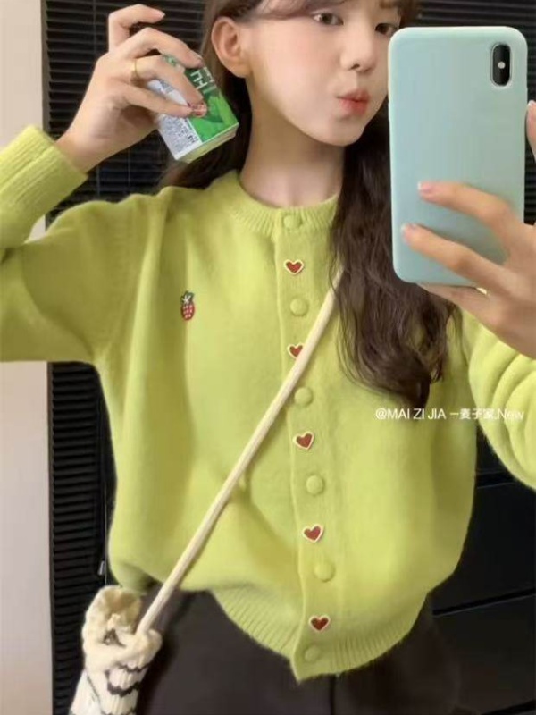 Autumn and winter loose coat show young tops for women