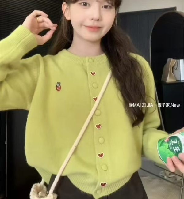 Autumn and winter loose coat show young tops for women