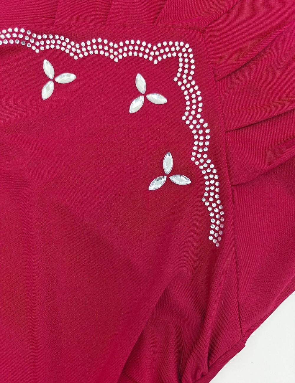 Rhinestone decoration elegant dress for women