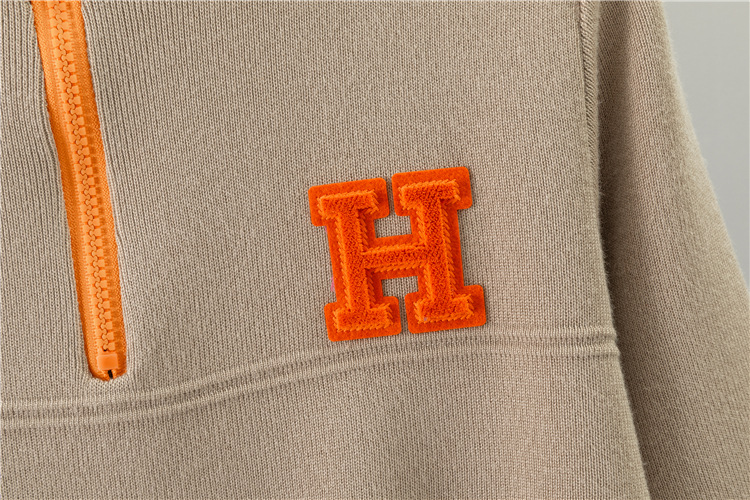 Half zip skirt spring sweater 2pcs set for women