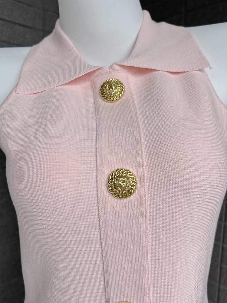 European style high waist T-back lapel summer sportswear