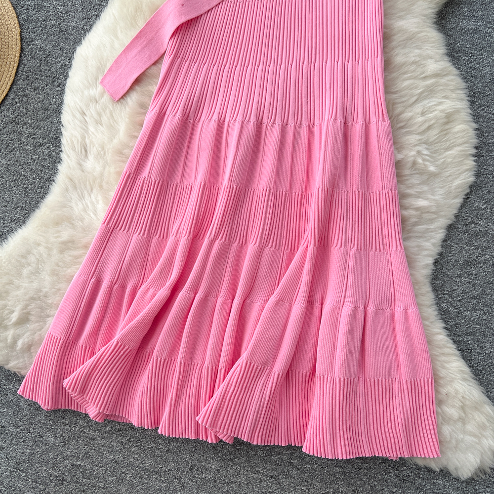 Temperament dress package hip sleeveless dress for women