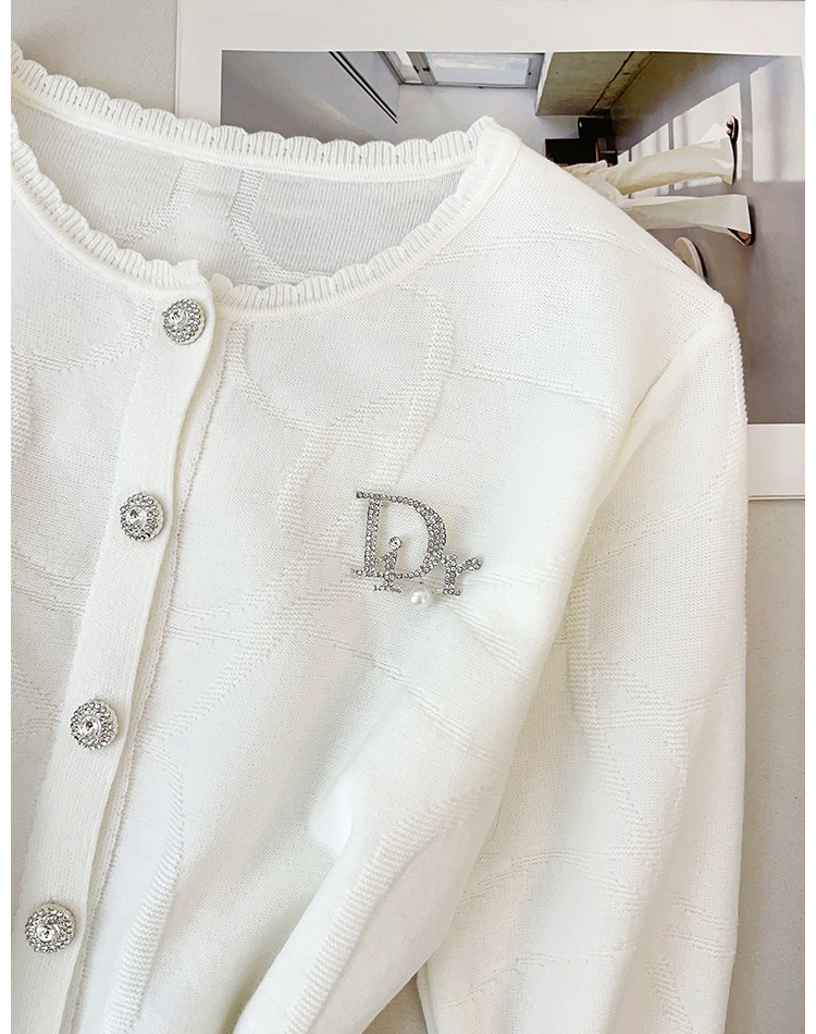 Lotus leaf edges sweater pinched waist tops for women