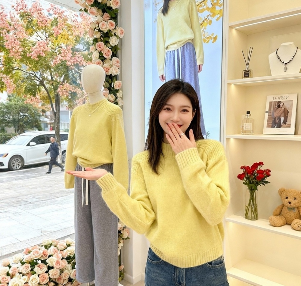All-match unique tender fashion sweater for women