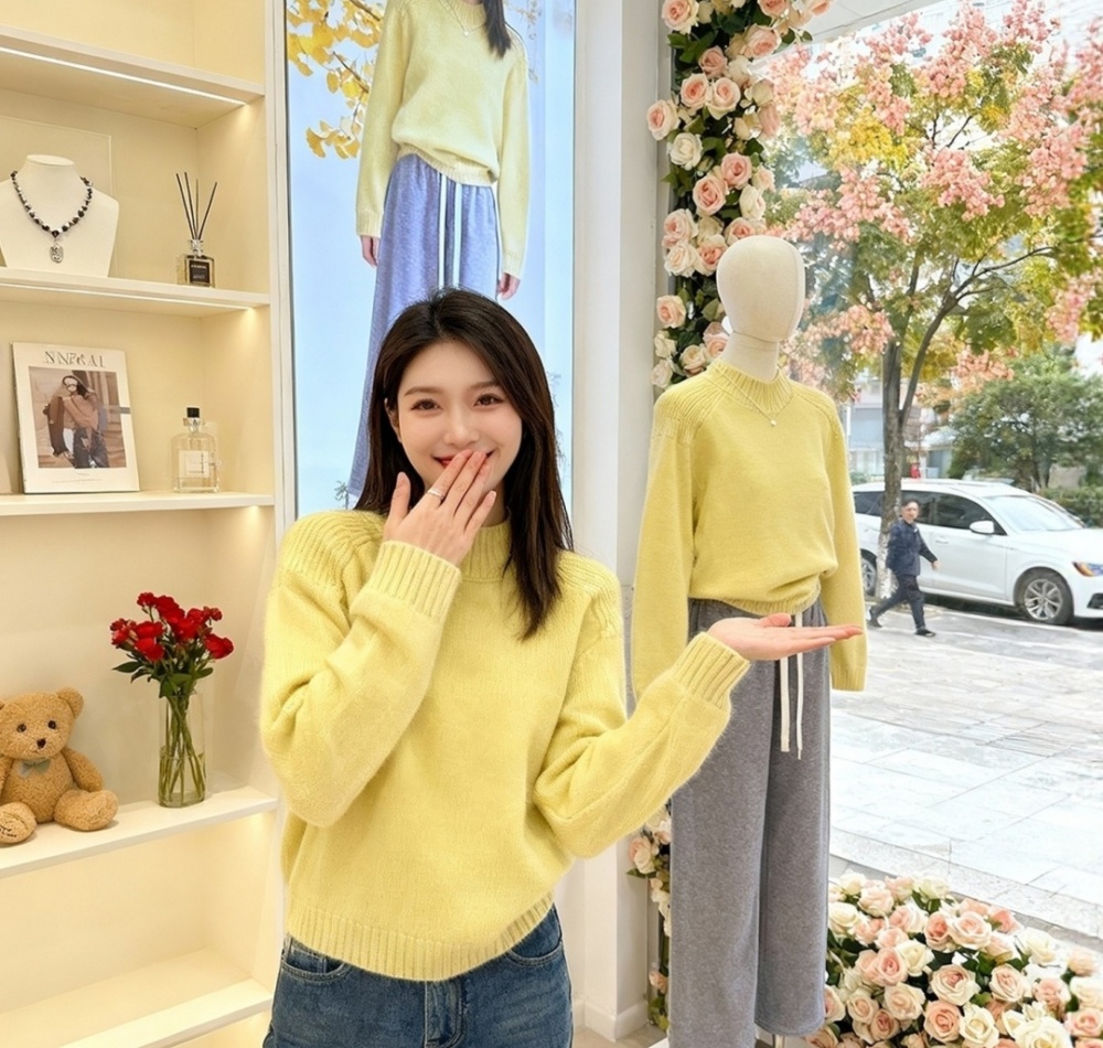 All-match unique tender fashion sweater for women