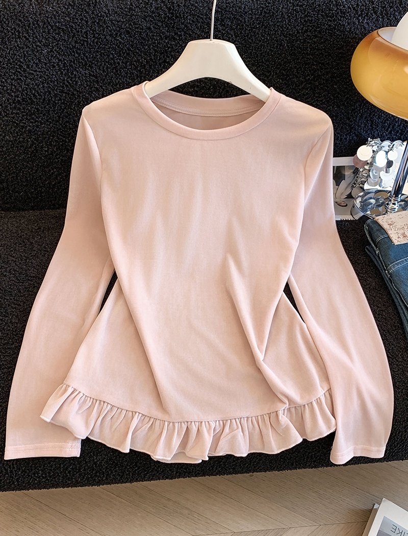 Sling velvet vest spring lace tops 2pcs set