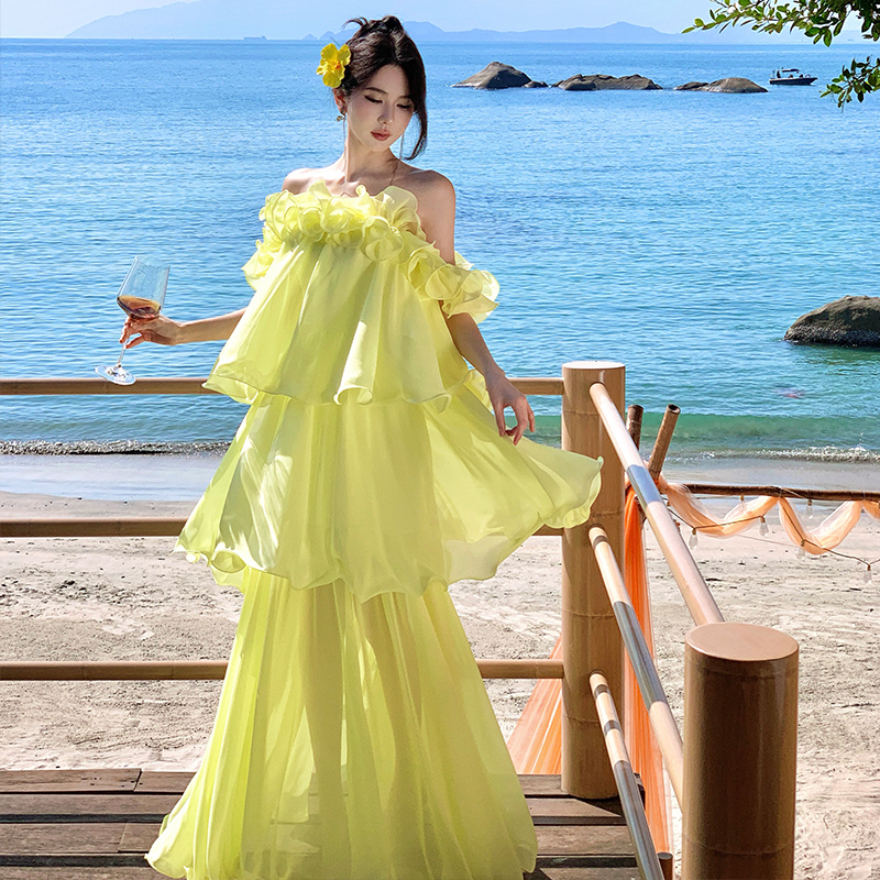 Perform flat shoulder wedding dress preside formal dress