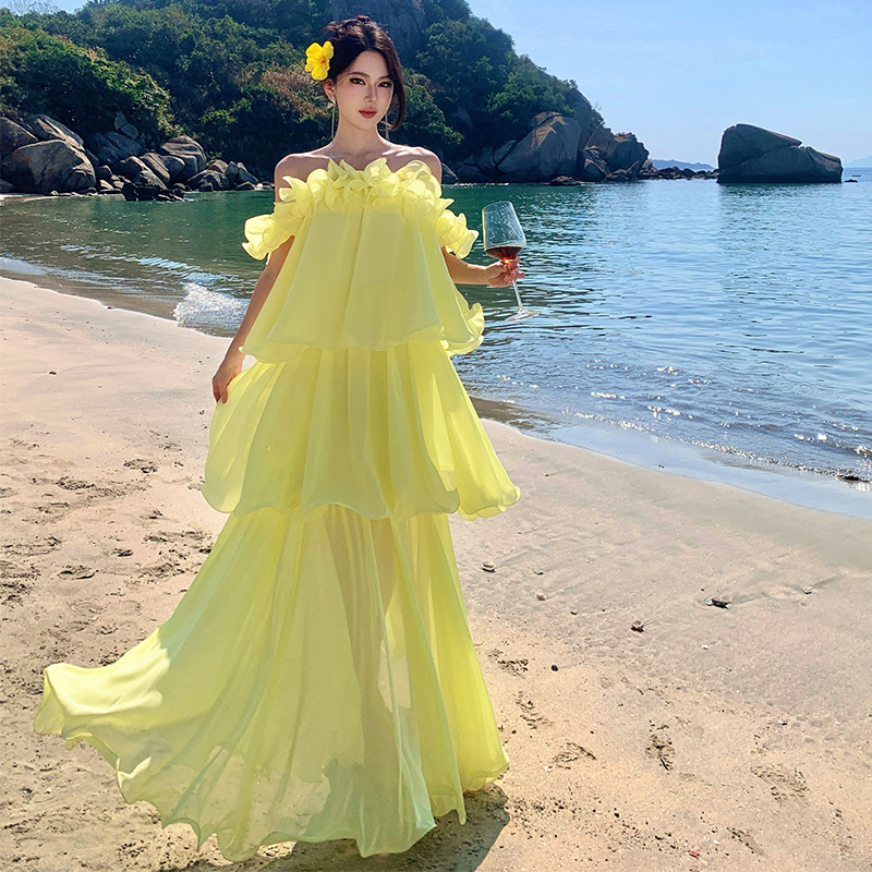 Perform flat shoulder wedding dress preside formal dress