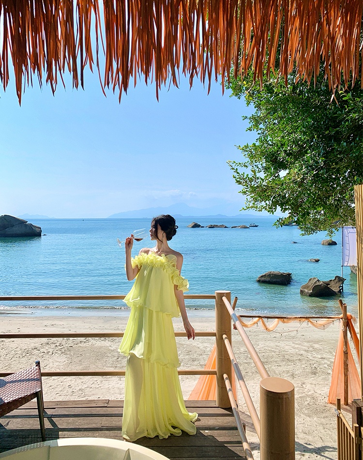 Perform flat shoulder wedding dress preside formal dress