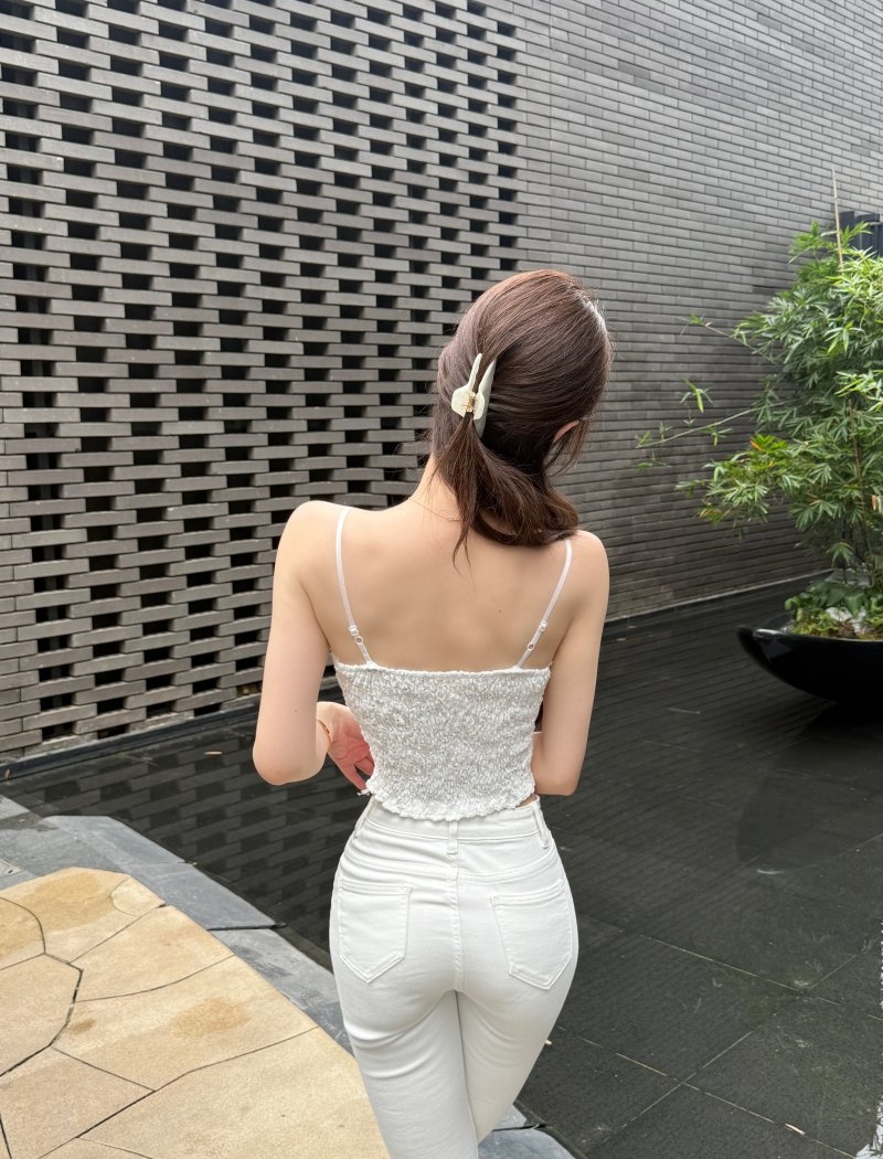Lace spicegirl bottoming shirt sling vest for women