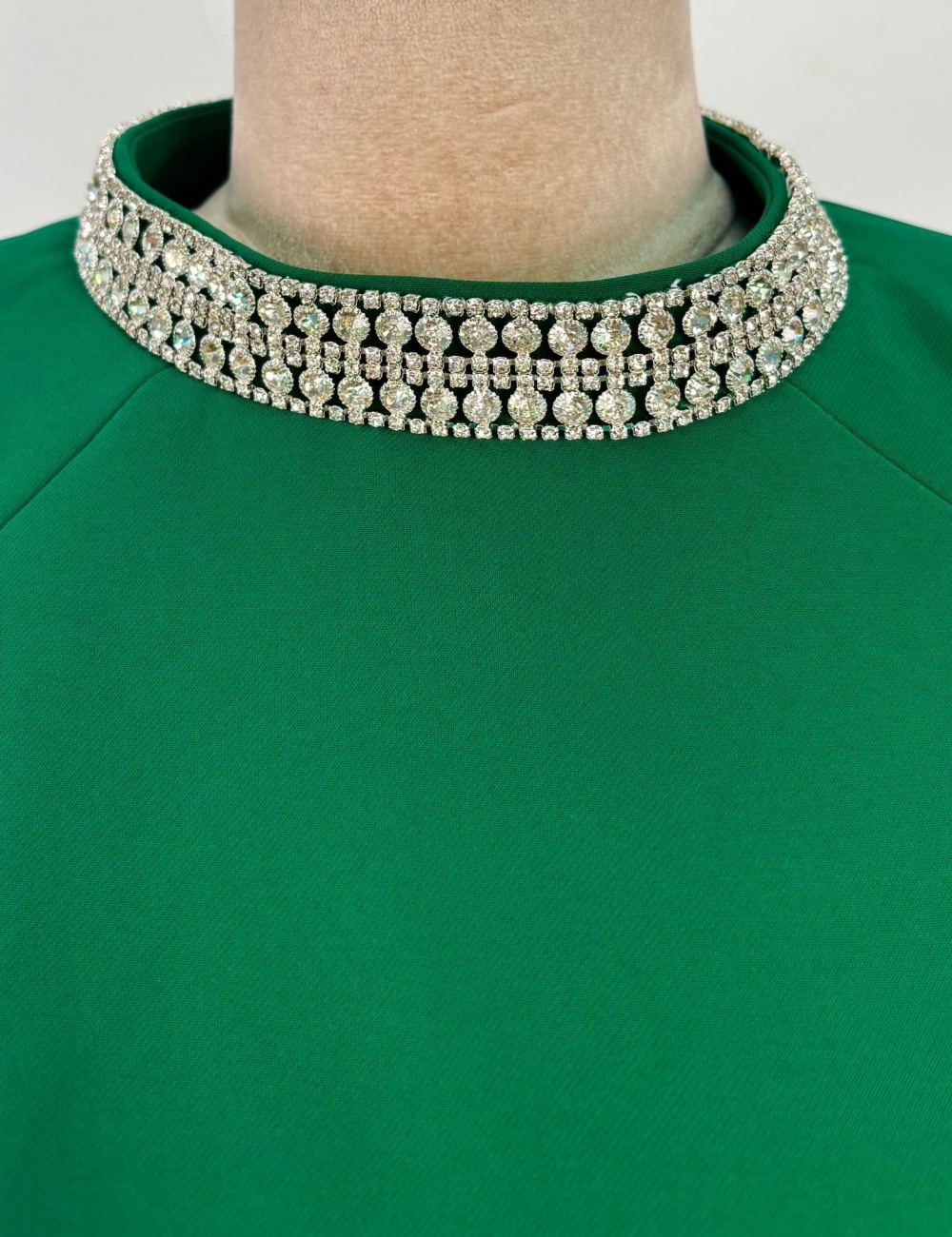 Hollow rhinestone long dress niche slim dress