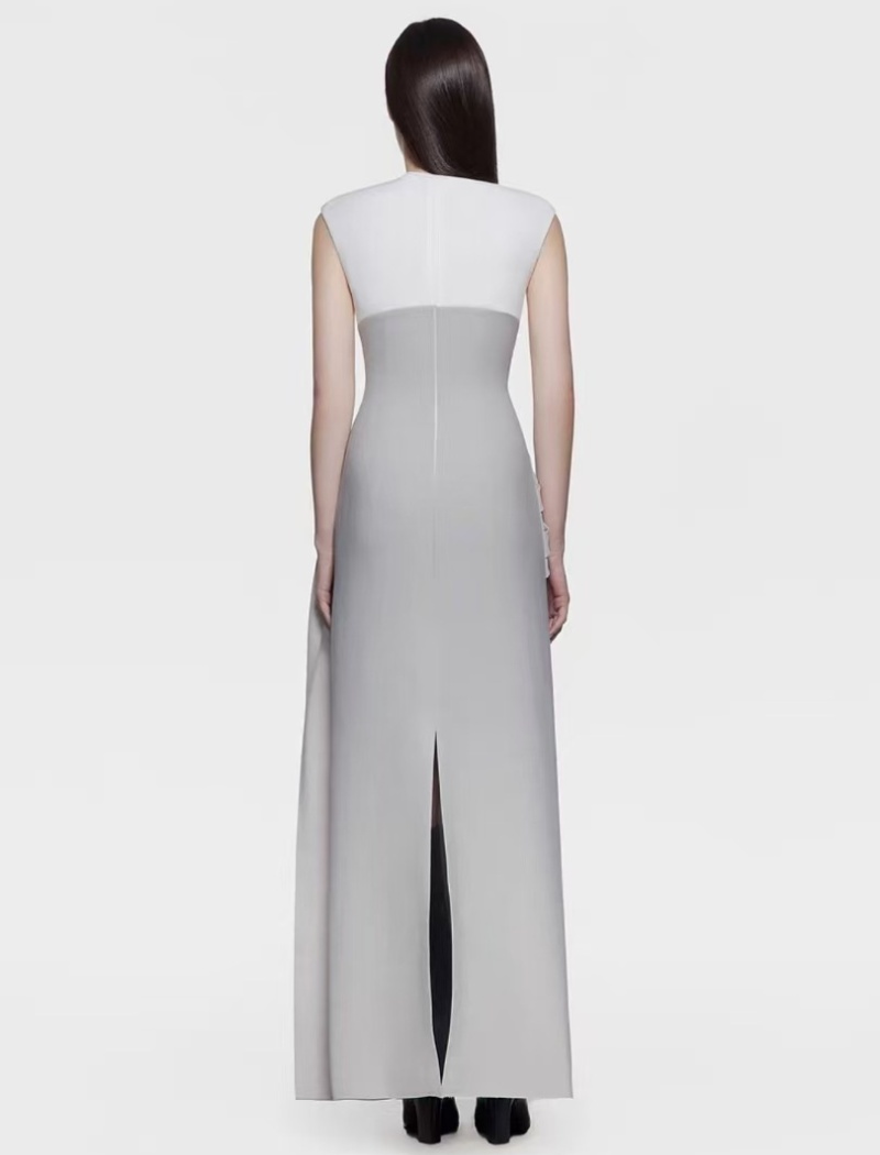Chouzhe simple niche dress slim sleeveless long dress