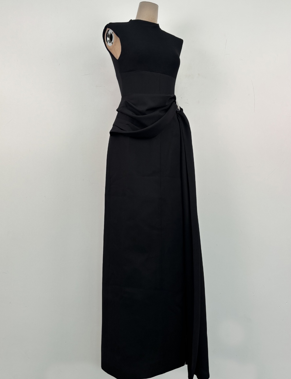 Chouzhe simple niche dress slim sleeveless long dress