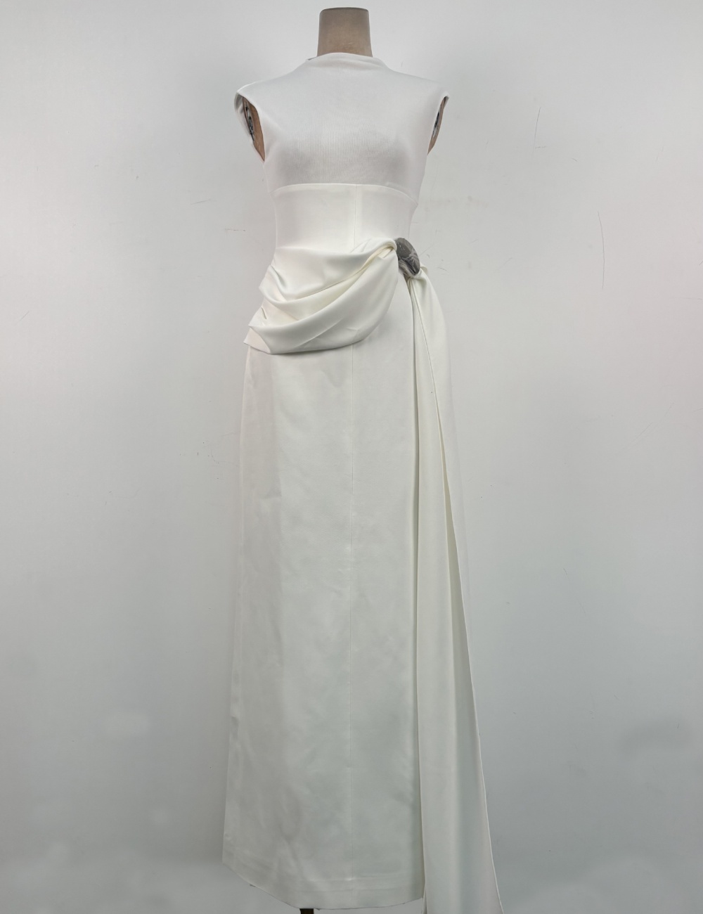 Chouzhe simple niche dress slim sleeveless long dress