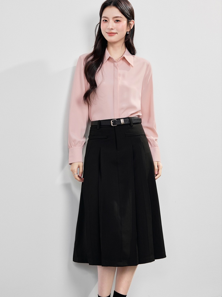 Thin profession skirt summer tops a set for women