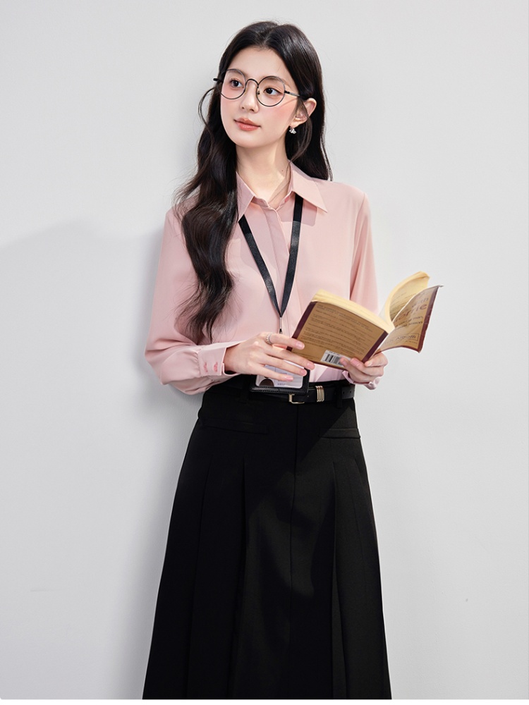 Thin profession skirt summer tops a set for women