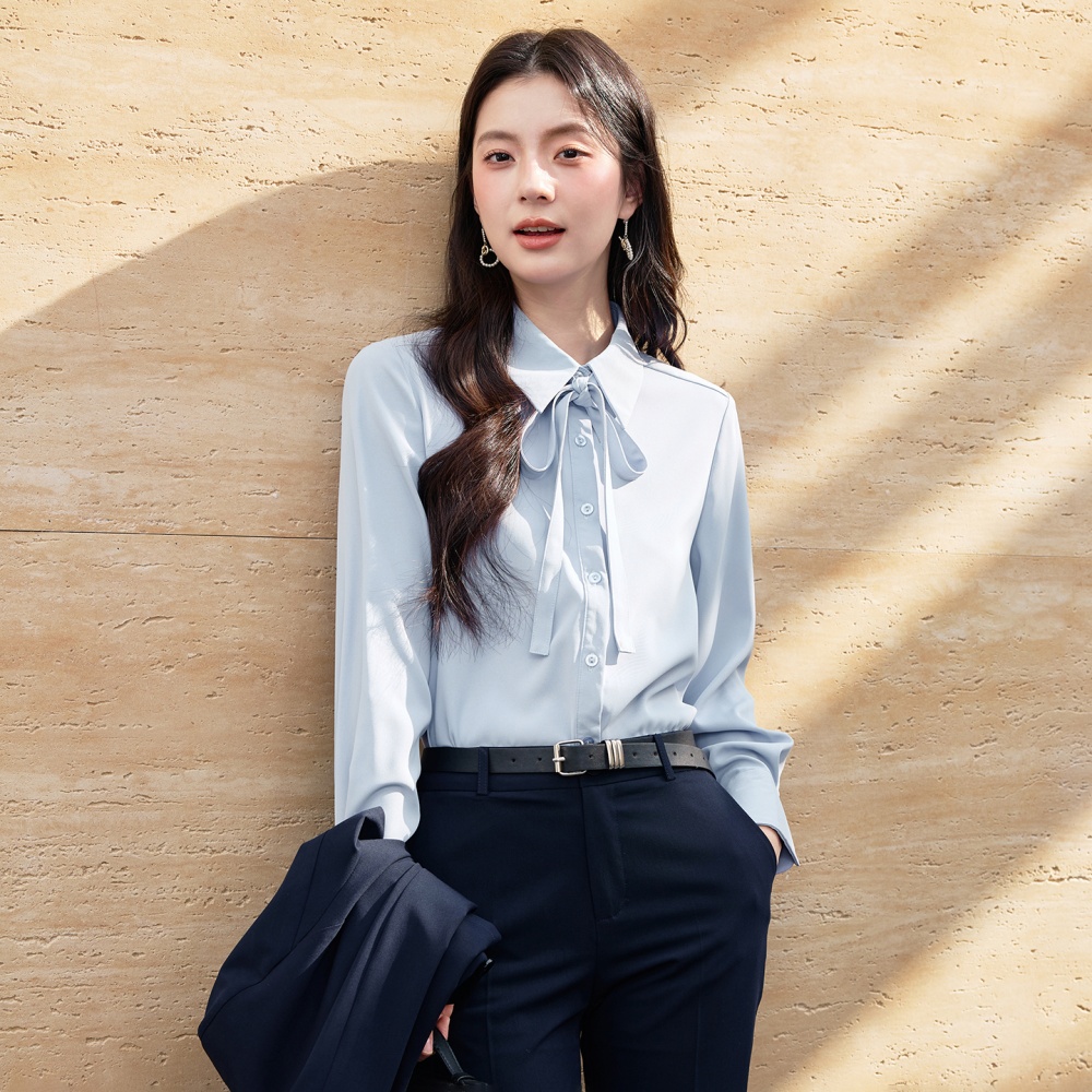 Summer thin tops profession shirt for women