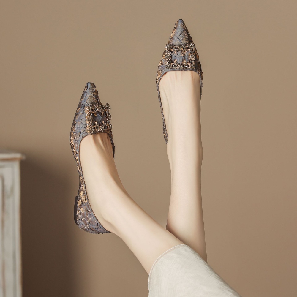 Light luxury shoes pointed high-heeled shoes for women