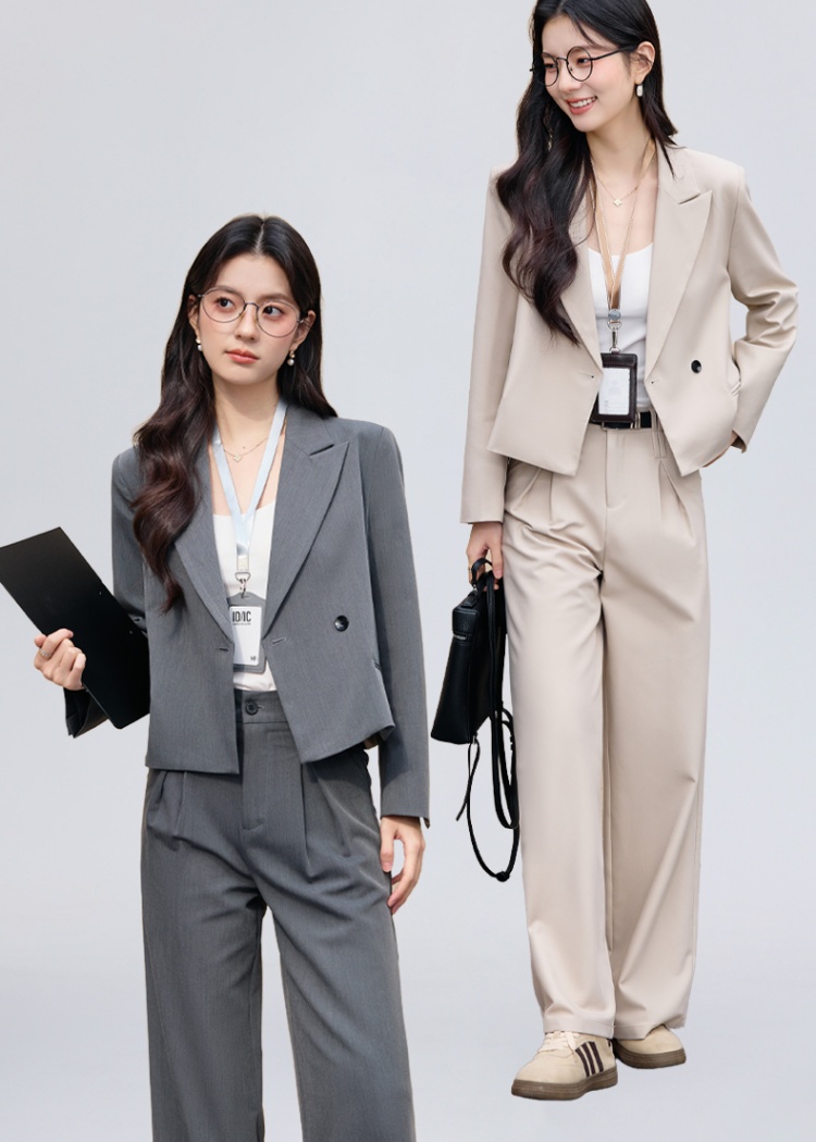 Thin profession business suit summer coat a set